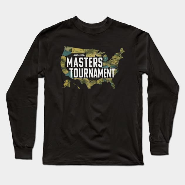 masters golf competition Long Sleeve T-Shirt by CreationArt8